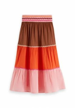 Scotch & Soda WITH TAPES - Jupe Longue - Multicolor