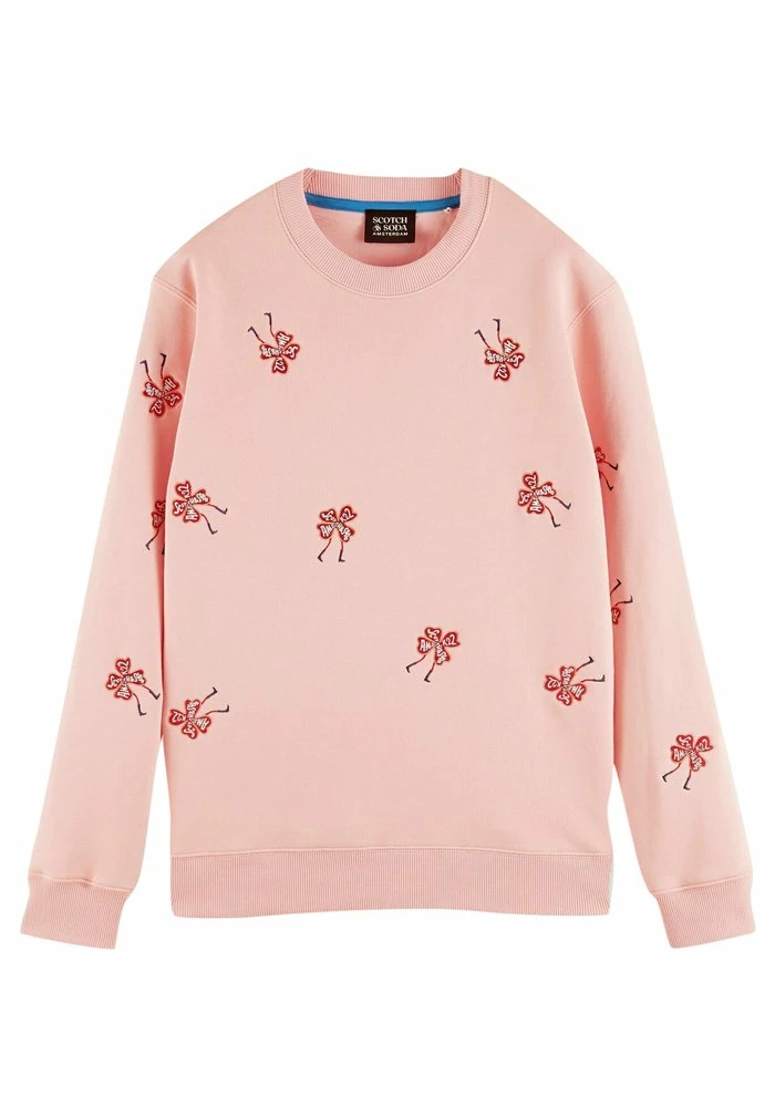 Scotch & Soda EMBROIDERED - Sweatshirt - Pink 5 Scotch & Soda EMBROIDERED - Sweatshirt - Pink – Image 5