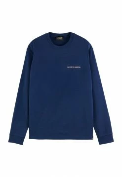 Scotch & Soda UNISEX GRAPHIC LONG-SLEEVED - T-shirt à Manches Longues - Americana Blue -Scotch & Soda Soldes d1a9440128434a15be93a39b550eb9e5