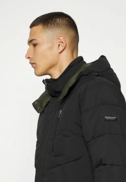 Scotch & Soda HOODED WATER REPELLENT PUFFER JACKET - Veste D'hiver - Black -Scotch & Soda Soldes d1e8157aa4b244bf9cc28f903f735ee5