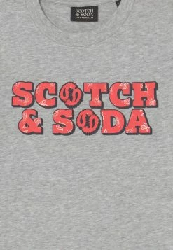 Scotch & Soda REGULAR FIT ARTWORK - T-shirt Imprimé - Grey Melange 5 Scotch & Soda REGULAR FIT ARTWORK - T-shirt Imprimé - Grey Melange -Scotch & Soda Soldes d1fd9394f551408495f1013993528b7a