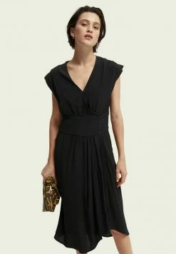 Scotch & Soda SLEEVELESS - Robe De Jour - Black