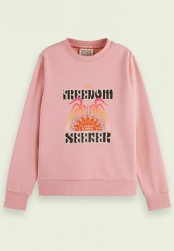 Scotch & Soda REGULAR-FIT GRAPHIC - Sweatshirt - Pink -Scotch & Soda Soldes d2846dba56e54e58b2367773af0ebd03