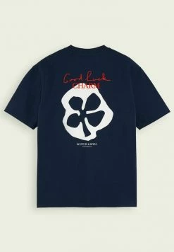 Scotch & Soda T-shirt Imprimé - Americana Blue -Scotch & Soda Soldes d2b8f5bffade4ca3b0ac969922eae572