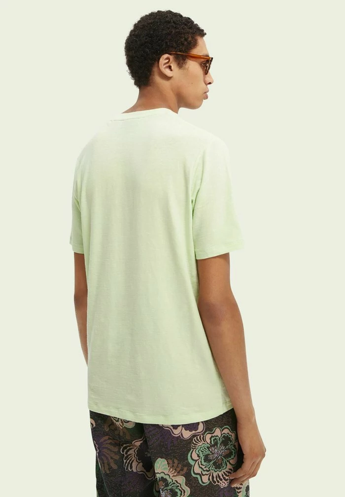 Scotch & Soda T-shirt Basique - Sorbet Green 3 Scotch & Soda T-shirt Basique - Sorbet Green – Image 3