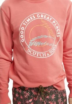 Scotch & Soda Sweatshirt - Rosa -Scotch & Soda Soldes d329fca005974ce5abbaa679945ae533