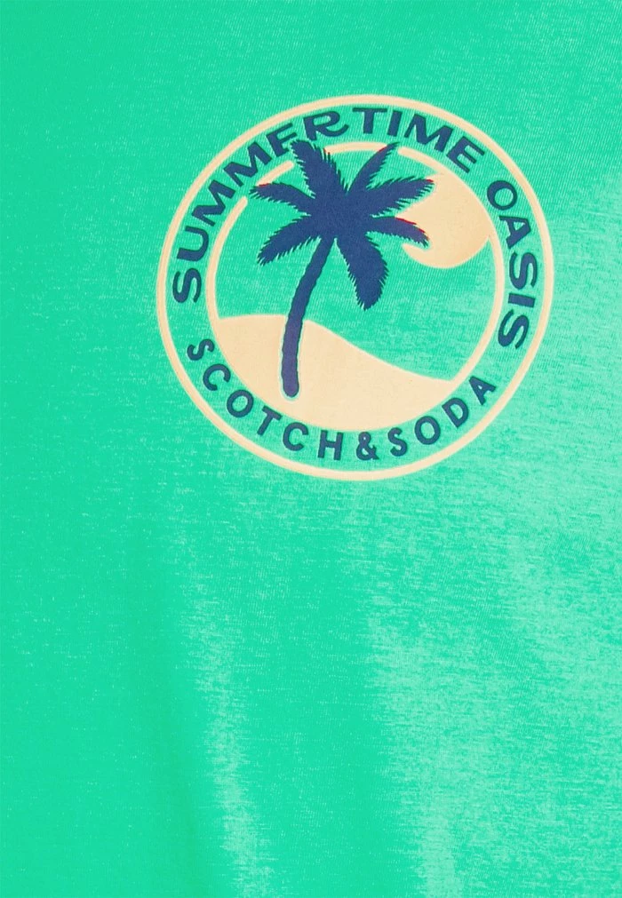 Scotch & Soda LOGO GRAPHIC - T-shirt Imprimé - Smash Mint 3 Scotch & Soda LOGO GRAPHIC - T-shirt Imprimé - Smash Mint – Image 3