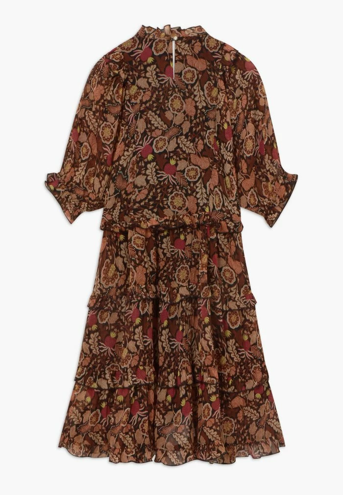 Scotch & Soda LENGTH DRESS WITH RUFFLES - Robe De Jour - Combo A Copper 2 Scotch & Soda LENGTH DRESS WITH RUFFLES - Robe De Jour - Combo A Copper – Image 2