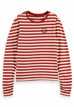 Scotch & Soda TEE WITH ROUNDED SPECIAL SLEEVES - T-shirt à Manches Longues - Copper/offwhite 9 Scotch & Soda TEE WITH ROUNDED SPECIAL SLEEVES - T-shirt à Manches Longues - Copper/offwhite -Scotch & Soda Soldes d5b2bf66cfb34f0293ebc6d19a3714be