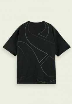 Scotch & Soda RELAXED - T-shirt Imprimé - Black -Scotch & Soda Soldes d5e1eb3ea2f84c9382b297fe725f0949
