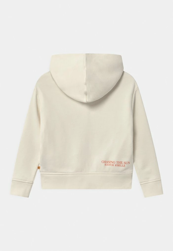 Scotch & Soda BOXY FIT HOODY WITH ARTWORK - Sweatshirt - Off White 2 Scotch & Soda BOXY FIT HOODY WITH ARTWORK - Sweatshirt - Off White – Image 2