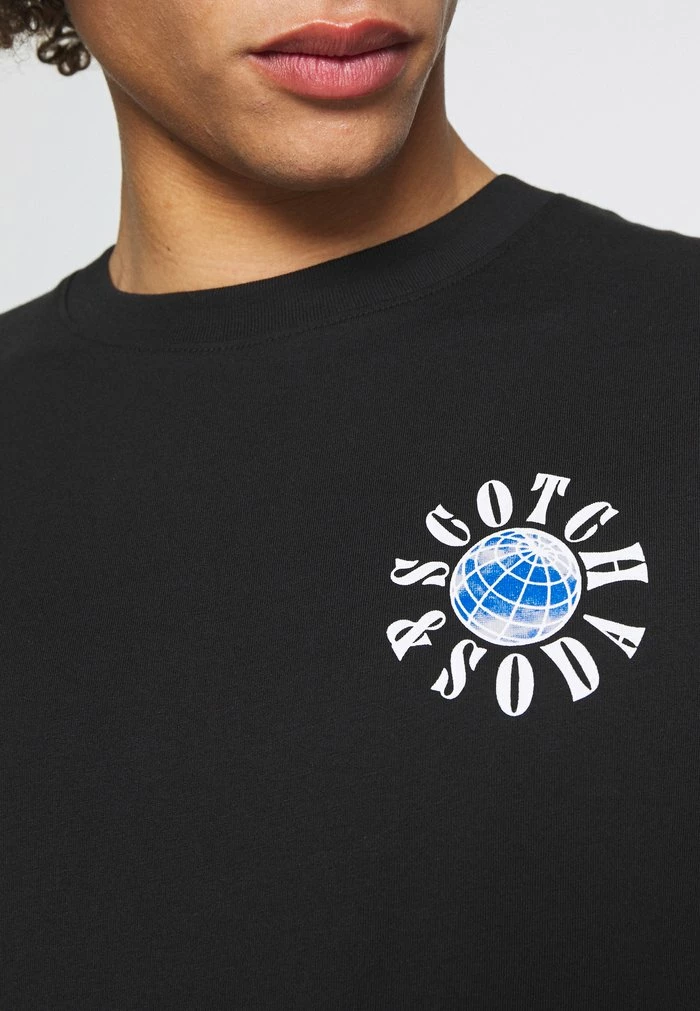 Scotch & Soda GRAPHIC LOGO - T-shirt Imprimé - Black 6 Scotch & Soda GRAPHIC LOGO - T-shirt Imprimé - Black – Image 6
