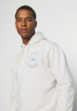 Scotch & Soda HOODED WITH CHEST ARTWORK - Sweatshirt - Grey Melange -Scotch & Soda Soldes d85f032d0e9c418f91832156b1604645