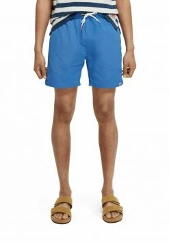 Scotch & Soda MID-LENGTH - Short De Bain - Blue -Scotch & Soda Soldes d87c53b3095644c3a7716bf91c99a9fb
