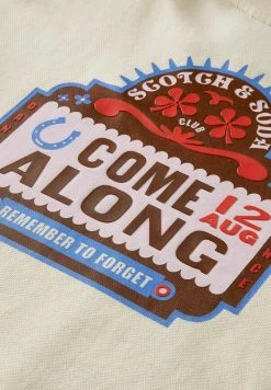 Scotch & Soda RELAXED-FIT - Sweatshirt - Off White -Scotch & Soda Soldes d88b7c6b4a1248ca9e606d3121323a57