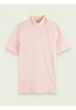 Scotch & Soda SLIM FIT - T-shirt Basique - Cadillac Pink -Scotch & Soda Soldes d8ab28a1e45a4cd2b92aae2364fdf445