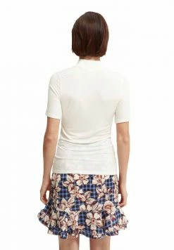 Scotch & Soda SLIM FIT - T-shirt Basique - Off White -Scotch & Soda Soldes d8c0d527fe1b439494b8d4653be9d907