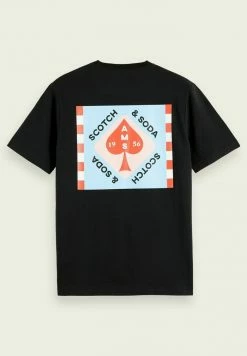 Scotch & Soda GRAPHIC - T-shirt Imprimé - Black -Scotch & Soda Soldes d9a1fb3809e14c7093ce4ff4c0a4a0a0