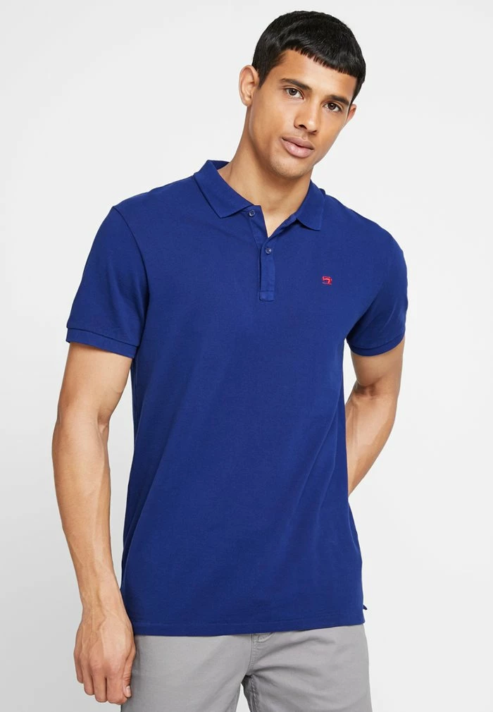 Scotch & Soda CLASSIC GARMENT - Polo - Navy 1 Scotch & Soda CLASSIC GARMENT - Polo - Navy