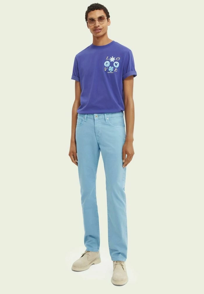 Scotch & Soda Pantalon Classique - Fifties Blue 2 Scotch & Soda Pantalon Classique - Fifties Blue – Image 2