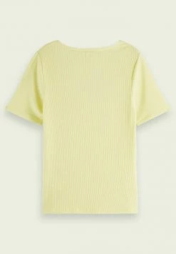 Scotch & Soda T-shirt Basique - Lemon -Scotch & Soda Soldes da629136663c4e70b44677f26660103a