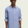 Scotch & Soda REGULAR-FIT BONDED - Chemise - Blue Melange