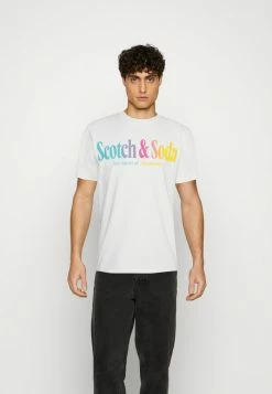 Scotch & Soda REGULAR FIT - T-shirt Imprimé - White