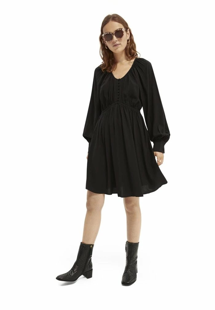 Scotch & Soda Robe De Jour - Black 4 Scotch & Soda Robe De Jour - Black – Image 4