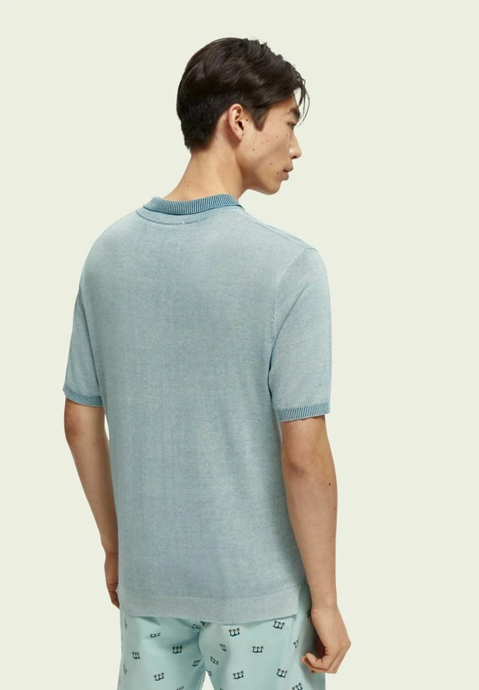 Scotch & Soda Polo - Midnight Muse Melange 3 Scotch & Soda Polo - Midnight Muse Melange – Image 3