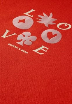 Scotch & Soda Sweatshirt - Hollywood Red -Scotch & Soda Soldes dbdd15d7c12f44c68050cf44215be230