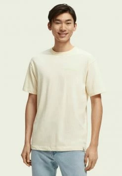 Scotch & Soda REGULAR FIT UNISEX - T-shirt Basique - Peach Cream -Scotch & Soda Soldes dc2fdbd118234b7cafa98f0af20aec06