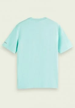 Scotch & Soda GRAPHIC - T-shirt Basique - Seafoam -Scotch & Soda Soldes dc69dceae822438c9de75dc14d05ff2e