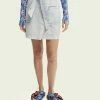 Scotch & Soda Jupe Portefeuille - Sky Blue