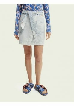 Scotch & Soda Jupe Portefeuille - Sky Blue