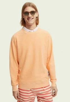 Scotch & Soda GARMENT-DYED INTERLOCK - Sweatshirt - Punch