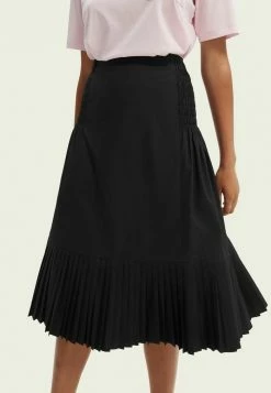 Scotch & Soda Jupe Trapèze - Black -Scotch & Soda Soldes dd5f1a291fe6442bb9eb8c5e80da9472