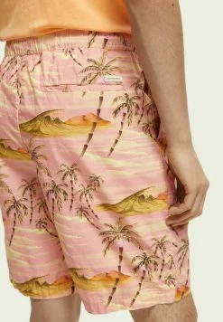 Scotch & Soda GARMENT BERMUDA - Short - Pink -Scotch & Soda Soldes dd8545b304e84105abd2f53e2d3add2a