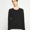 Scotch & Soda BASIC STRIPED - Pullover - Black