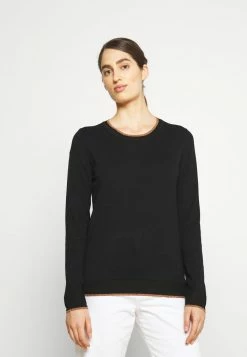 Scotch & Soda BASIC STRIPED - Pullover - Black
