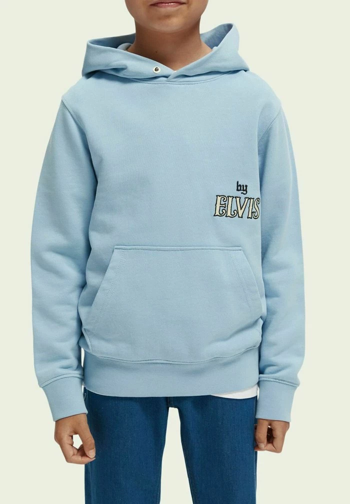 Scotch & Soda Sweat à Capuche - Fifties Blue 4 Scotch & Soda Sweat à Capuche - Fifties Blue – Image 4