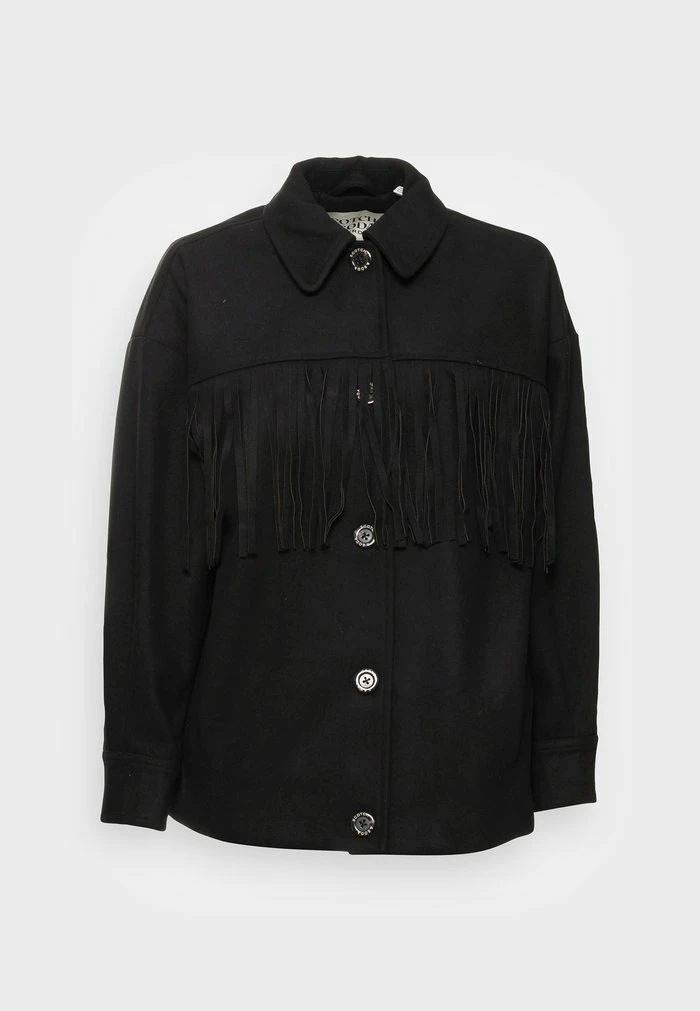 Scotch & Soda FRINGED OVERSIZED BLEND JACKET - Blouson Bomber - Black 4 Scotch & Soda FRINGED OVERSIZED BLEND JACKET - Blouson Bomber - Black – Image 4