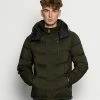 Scotch & Soda HOODED WATER REPELLENT PUFFER JACKET - Veste D'hiver - Utility Green