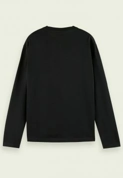 Scotch & Soda GRAPHIC - T-shirt à Manches Longues - Black -Scotch & Soda Soldes defc2f0eb25b4f13b56198be6addc44f