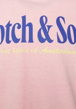 Scotch & Soda REGULAR FIT - T-shirt Imprimé - Pop Pink -Scotch & Soda Soldes e03f691359924947ac953f5611e6223c