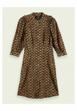 Scotch & Soda Robe Chemise - Brown -Scotch & Soda Soldes e0b2cab0086a4a82b6fd2a99e361cec5