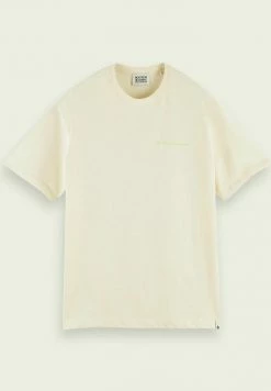 Scotch & Soda REGULAR FIT UNISEX - T-shirt Basique - Peach Cream -Scotch & Soda Soldes e0b5144e3bb94e7d8b473bcd94f9fbba