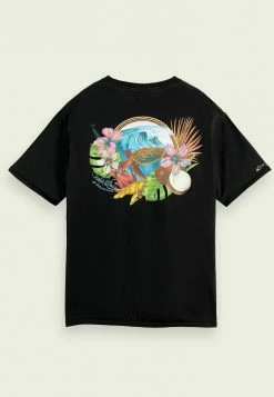 Scotch & Soda RELAXED FIT - T-shirt Imprimé - Black -Scotch & Soda Soldes e10f64ac4b324b4fa267fe580a8140fd