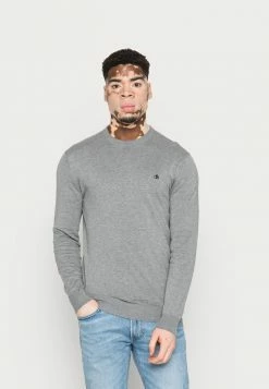 Scotch & Soda ESSENTIALS CREWNECK - Pullover - Grey Melange