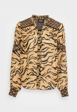 Scotch & Soda PRINTED SMOCKED SHEER - Blouse - Combo -Scotch & Soda Soldes e1d221c04a794eefb6c53ac72c6623f5