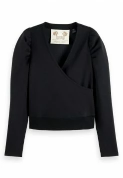 Scotch & Soda WRAPOVER - Sweatshirt - Black 9 Scotch & Soda WRAPOVER - Sweatshirt - Black -Scotch & Soda Soldes e21fff132a7e49a992a384ca6f4bf2b2